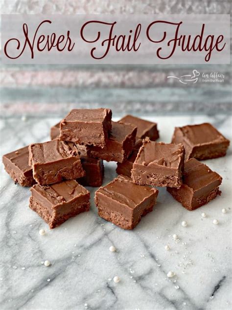 never fail fudge recipes